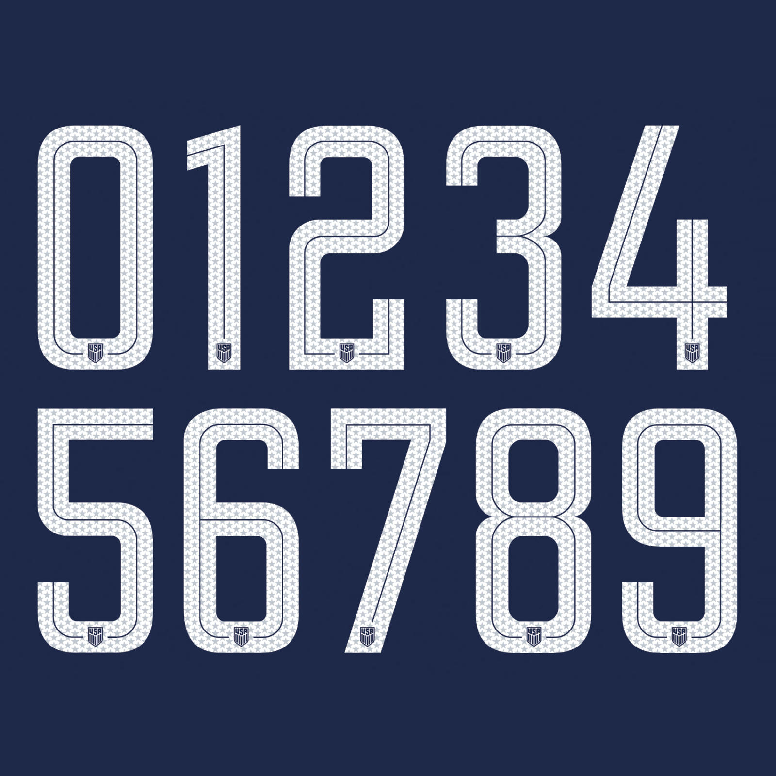 Font used for sports jerseys